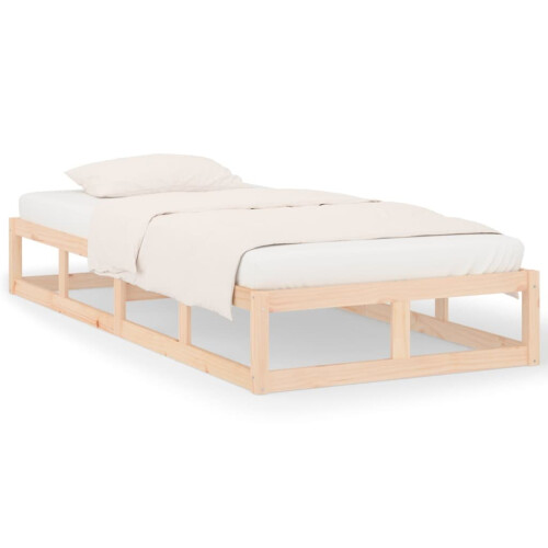 VidaXL vidaXL Massivholzbett 90x200 cm