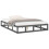 VidaXL (grey, 150 x 200 cm) vidaXL Solid Wood Bed Frame Home Bedroom Bed Base Multi Colours Multi Sizes 3