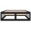 VidaXL (black, 75 x 190 cm) vidaXL Solid Wood Bed Frame Home Bedroom Bed Base Multi Colours Multi Sizes 5