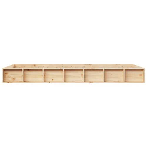 VidaXL vidaXL Massivholzbett 100x200 cm 2