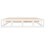 VidaXL (white, 135 x 190 cm) vidaXL Solid Wood Bed Frame Home Bedroom Bed Base Multi Colours Multi Sizes 5