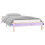 VidaXL (brown, 90 x 190 cm) vidaXL Solid Wood LED Bed Frame Home Bedstead Platform Bed Multi Colours/Sizes 2