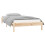 VidaXL (brown, 90 x 190 cm) vidaXL Solid Wood LED Bed Frame Home Bedstead Platform Bed Multi Colours/Sizes 3