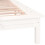 VidaXL (white, 120 x 190 cm) vidaXL Solid Wood LED Bed Frame Home Bedstead Platform Bed Multi Colours/Sizes 9