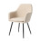 Helena Accent Chair -  Boucle  - With Black Legs - Cream 4