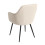 Helena Accent Chair -  Boucle  - With Black Legs - Cream 3