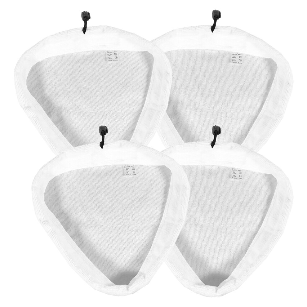 Spares2go Microfibre Cloth Cover Pads For Vax Vrs16 Centrix S88-Cx4-B-A S86-Sf-C S7 Total Home Steam Cleaner Mop (Pack Of 4)