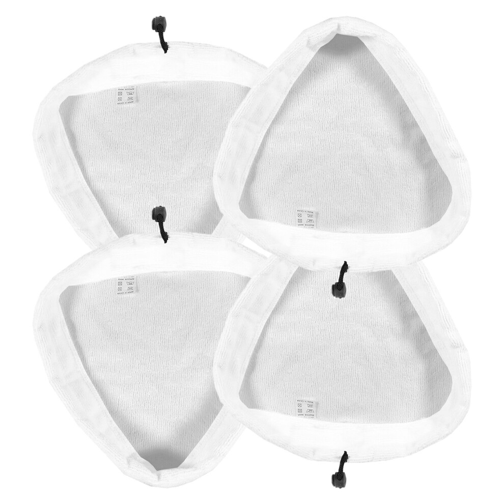 Spares2go Microfibre Cloth Cover Pads For Vax S2 S2s S2st S2u S2c S2s-1 S3s Steam Cleaner Mop (Pack Of 4)