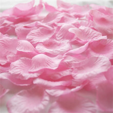 (Pink, 1000PCS) Time to Sparkle Silk Rose Petals Engagement Artificial Flowers Fake Wedding Party Confetti Table