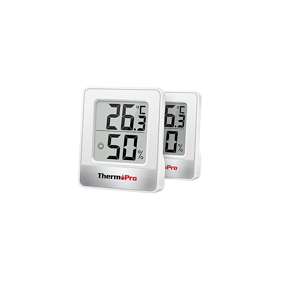 ThermoPro TP49-2 Digital Room Thermometer Indoor Hygrometer Mini Temperature Monitor Humidity Meter for Home Office Air Comfort Thermo Hygrometer