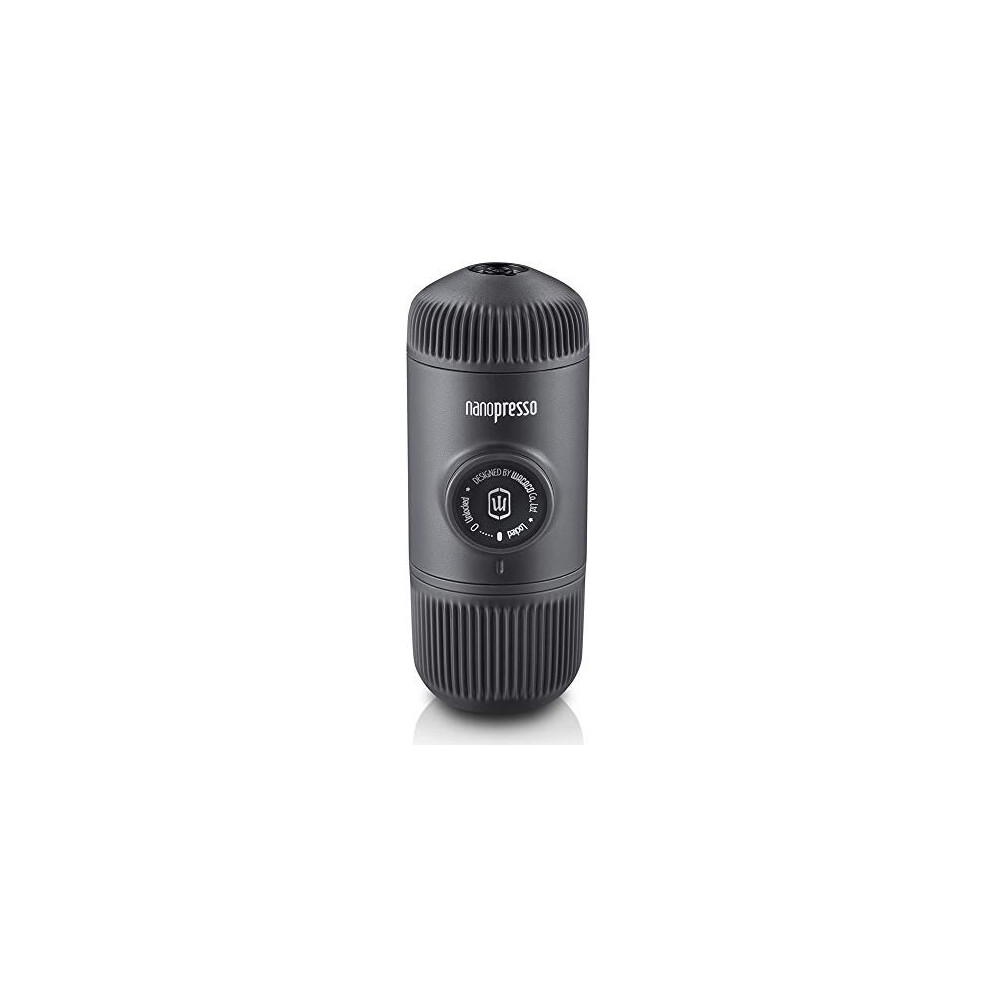 WACACO Nanopresso Portable Espresso Maker, Upgrade Version of Minipresso, 18 Bar Pressure, Extra Small Travel Coffee Maker, Manually Operated, Co