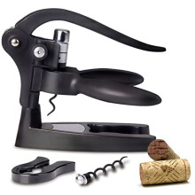 Professional Sommelier Lever-Corkscrew Wine Opener Bottle Opener screwpull Made of Stainless Steel