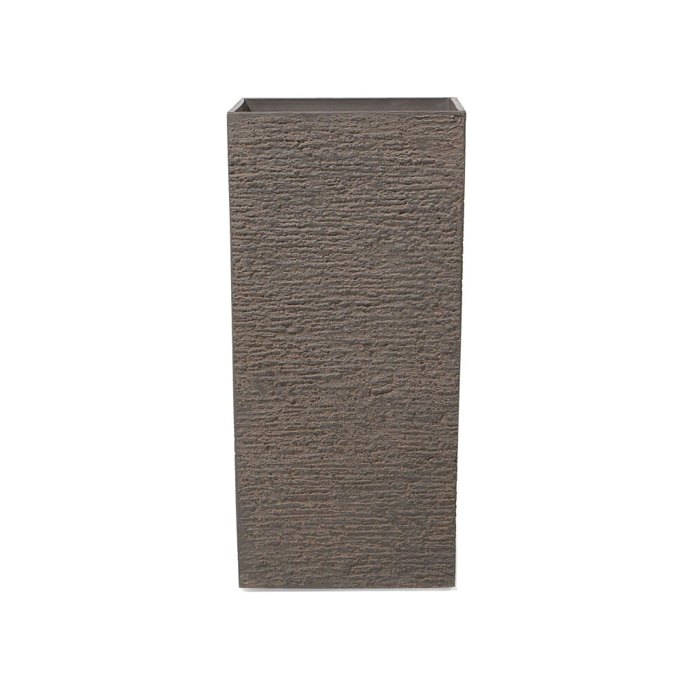 Plant Pot 40 x 40 x 81 cm Brown GAZA