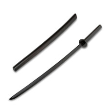 PLAYWELL WOODEN BOKKEN WITH SCABBARD - BLACK OAK