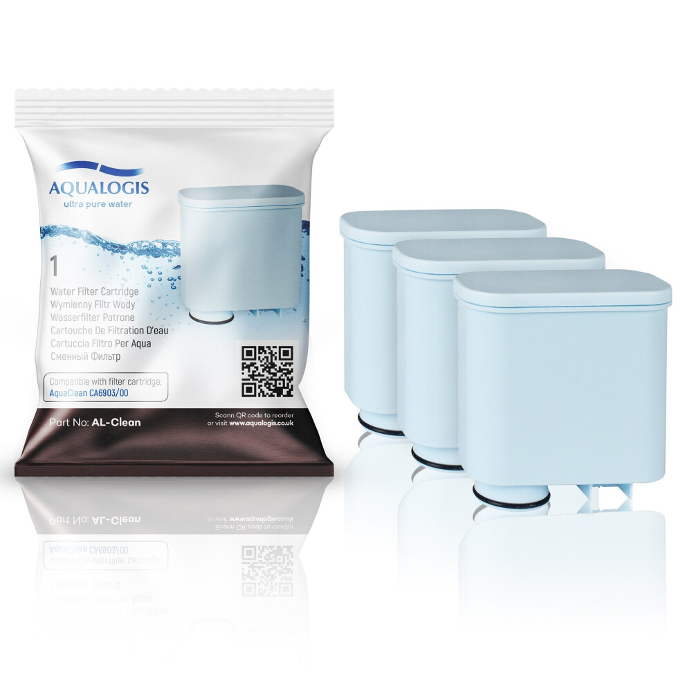 Coffee Machine Water Filter For Saeco Philips LatteGo AquaClean CA6903 3pk