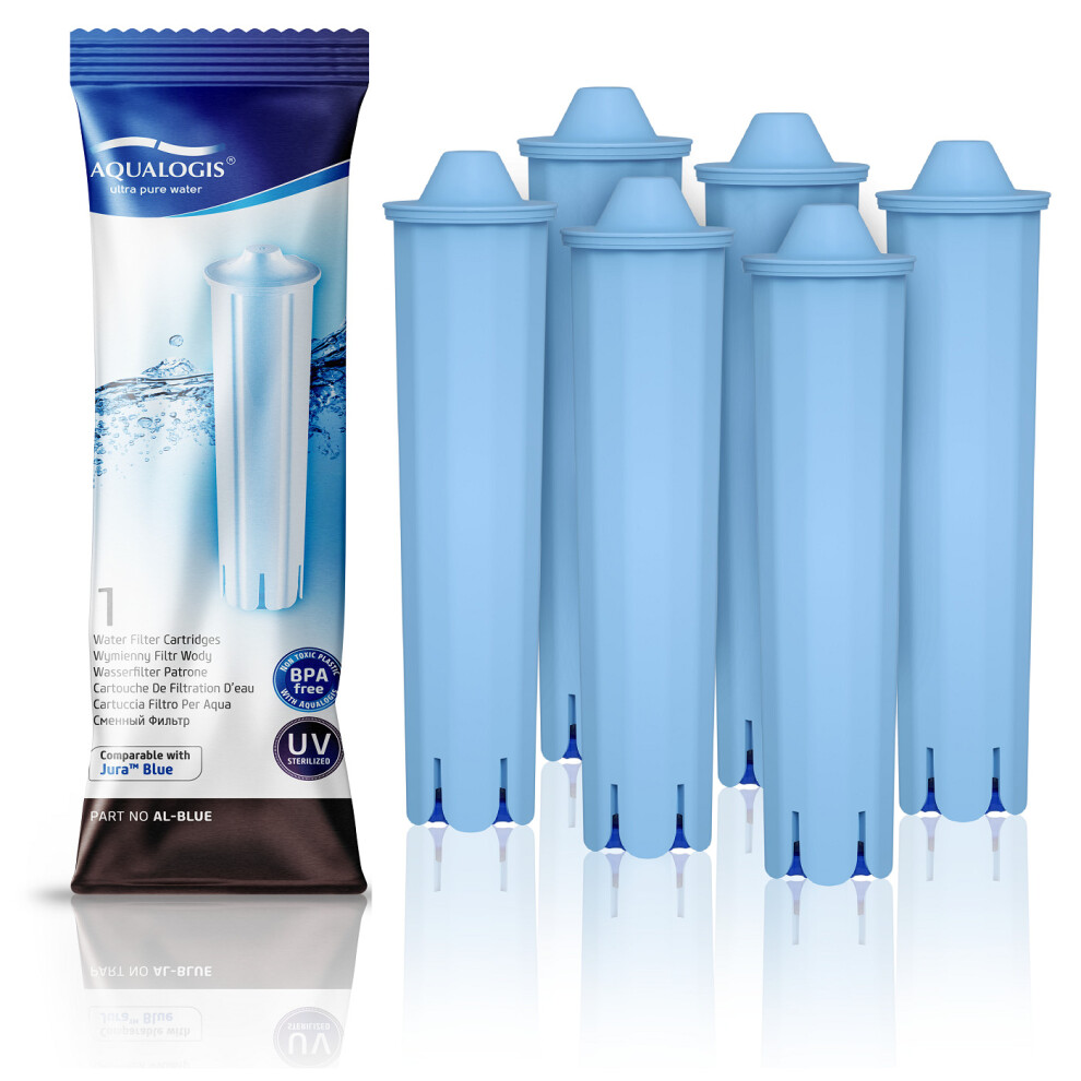 Aqualogis Water Filter For Jura Blue 71702, 71312 Impresa Ena 6pk