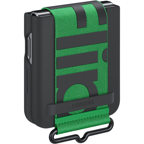 Samsung Samsung Galaxy Z Flip 4 Silicone Cover with Strap Black 2