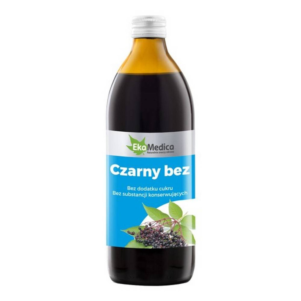 Ekamedica Czarny Bez Elderberry Juice - 1000Ml Black