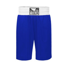 (Large) BAD BOY PRO BOXING SHORTS - BLUE