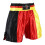 (Medium) Playwell Boxing Competition Satin Training Shorts - Black/Yellow 1
