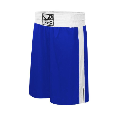 (Large) BAD BOY PRO BOXING SHORTS - BLUE 1