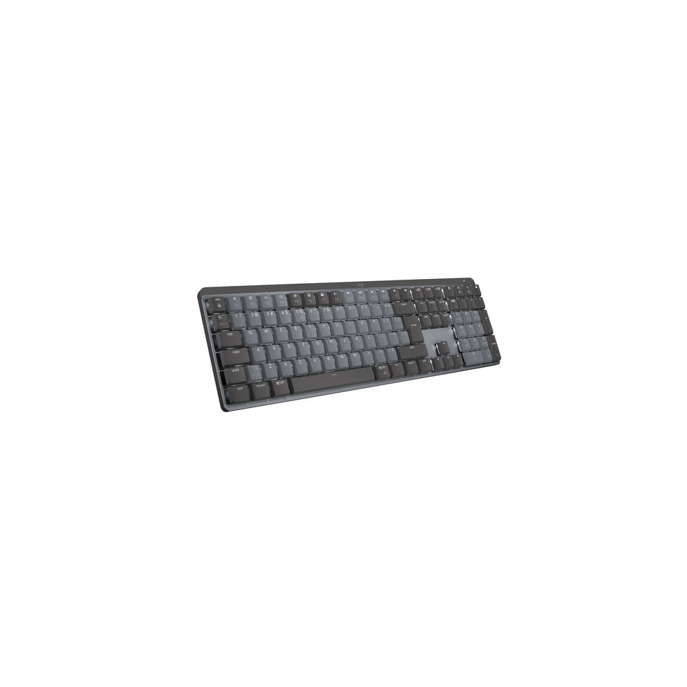 Logitech Mx Mechanical Keyboard Rf Wireless + Bluetooth Qwerty Us International Graphite, Grey