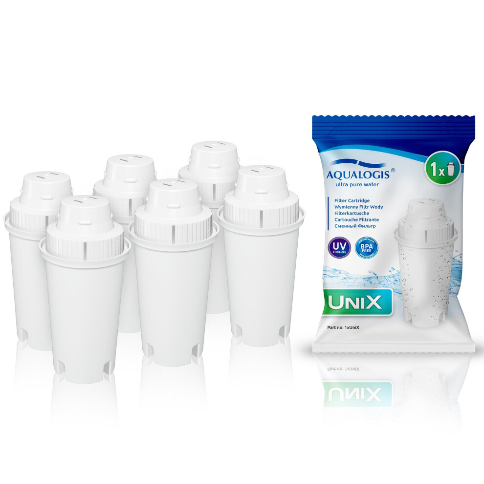 Aqualogis Unix Water Jugs Filter Cartridge For Brita Classic S1231 (6 Months Supply)