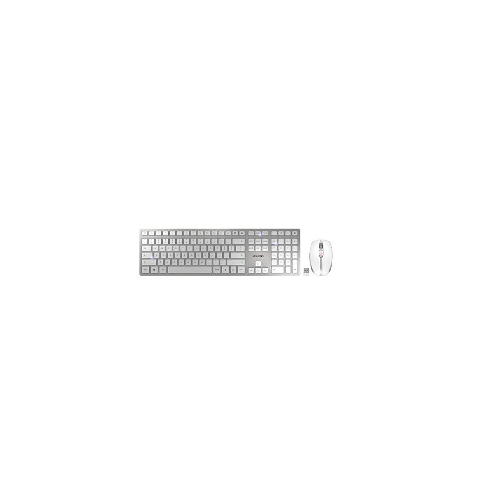 Cherry Dw 9100 Slim Keyboard Rf Wireless + Bluetooth Qwerty Us English Silver 4025112095382