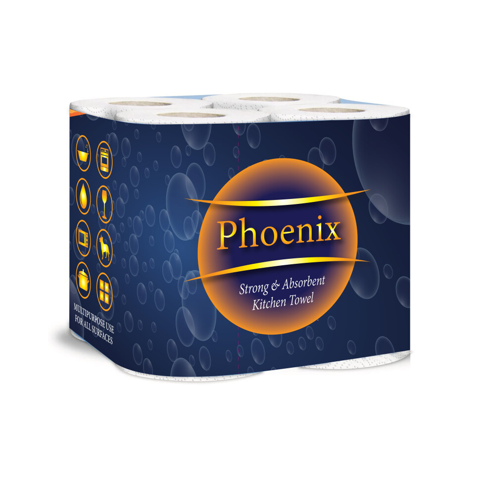 24 Rolls Phoenix Multipurpose Kitchen Towel