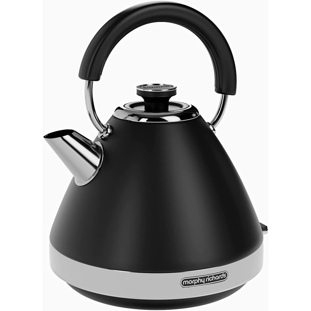 (Black) Morphy Richards 100131 Venture Pyramid Kettle