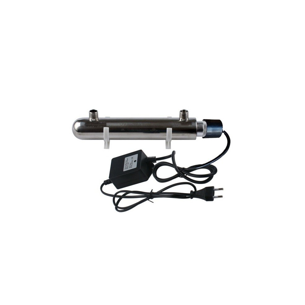 (220-240V, EU) Stainless Steel UV Water Sterilizer Ultraviolet Tube Lamp Direct Drink Disinfection Filter Aquarium Fish Tank Purifier