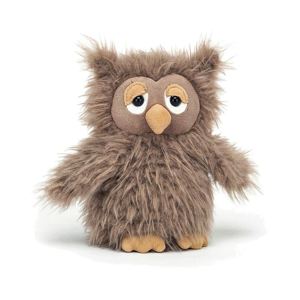 Jellycat Small Fluffy Bonbon Owl Plush Soft Toy