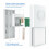 IP55 Wireless Doorbell with 2 Receivers, 400ft Range (White) 2