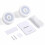 IP55 Wireless Doorbell with 2 Receivers, 400ft Range (White) 1