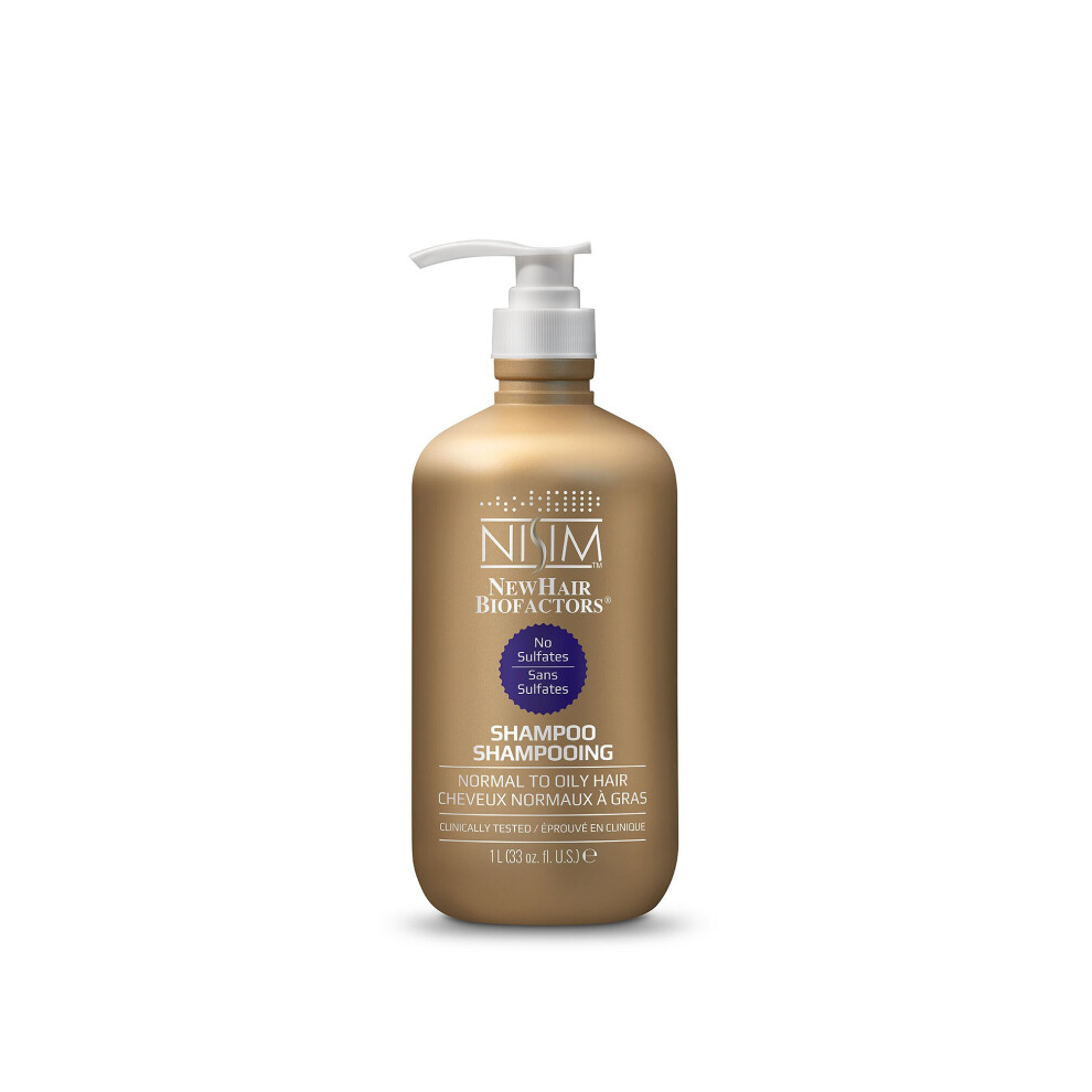 Nisim Hair Loss Mens Womens Shampoo Sls Free Litre Best For Oily Scalp