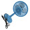 Mini USB Desk Fan Blue Pack of 2 (Small Desktop Rotation Portable) 4