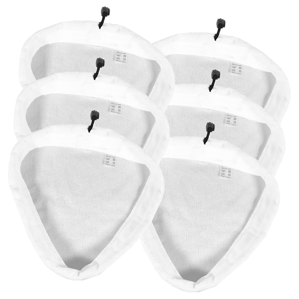 Spares2go Microfibre Cloth Cover Pads For Vax Vrs16 Centrix S88-Cx4-B-A S86-Sf-C S7 Total Home Steam Cleaner Mop (Pack Of 6)