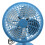 Mini USB Desk Fan Blue Pack of 2 (Small Desktop Rotation Portable) 5