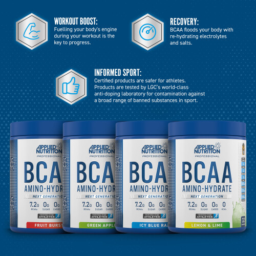 Applied Nutrition BCAA Amino-Hydrate 450g - Icy Blue Raz 1