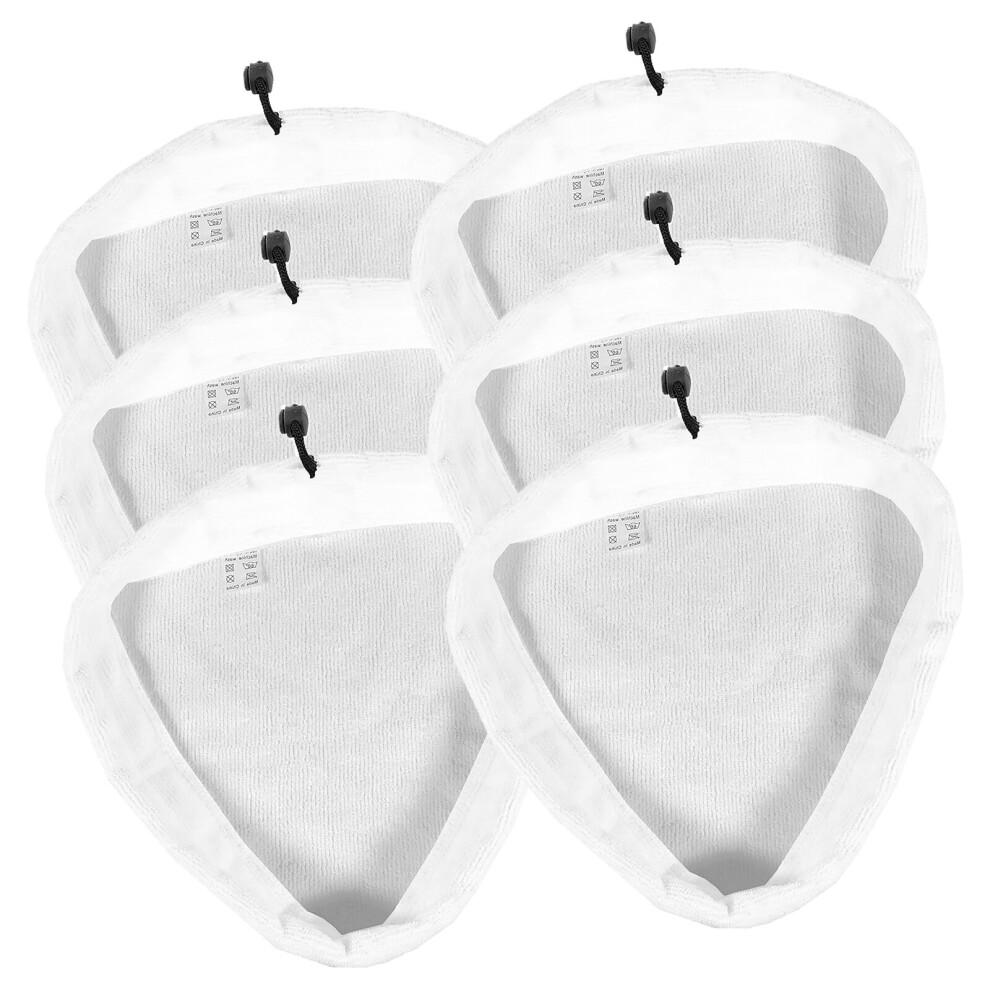 Spares2go Microfibre Cloth Cover Pads For Vax S2 S2s S2st S2u S2c S2s-1 S3s Steam Cleaner Mop (Pack Of 6)