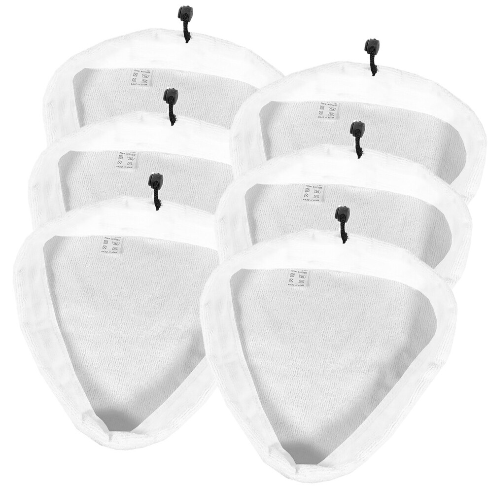 Microfibre Cloth Cover Pads for Designer Habitat Steam Cleaner Mop (Pack of 6)