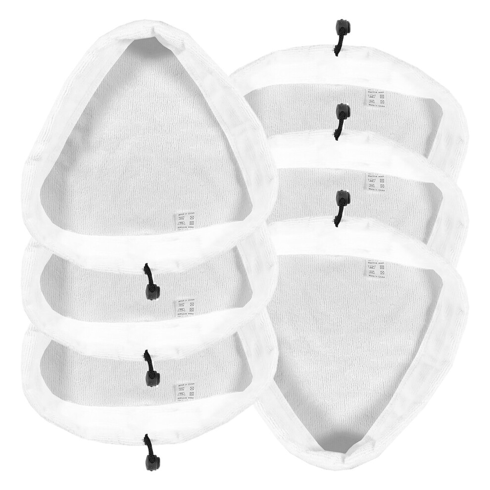 Universal Microfibre Cloth Cover Pads For Steam Cleaner Mop (Pack Of 6)