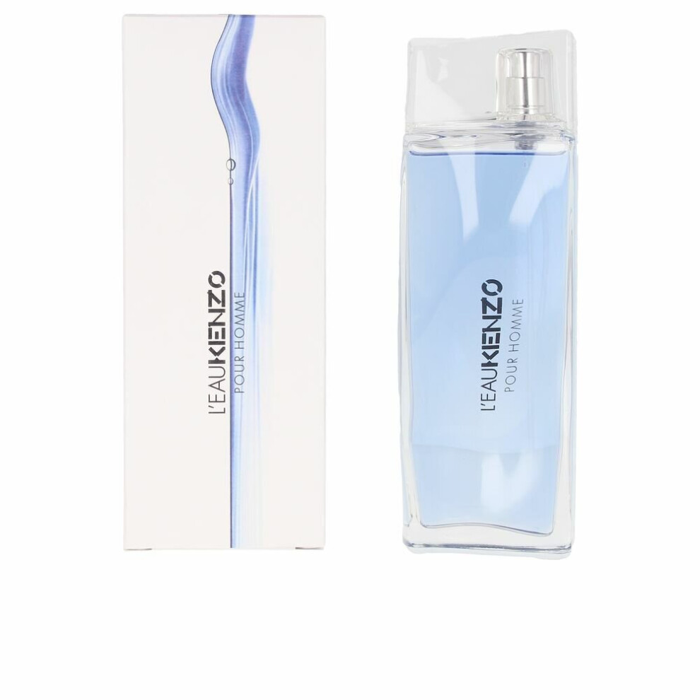 Kenzo L'eau Pour Homme 100Ml Edt Spray - Fresh, Aquatic Citrus For Everyday Wear