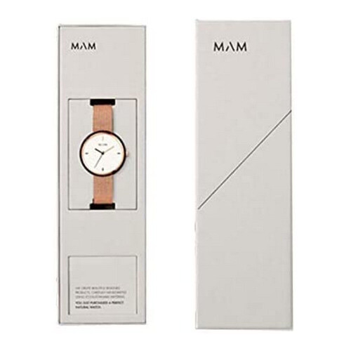 MAM MAM MAM664 horloge. Quartz, wit. Unisex. 2