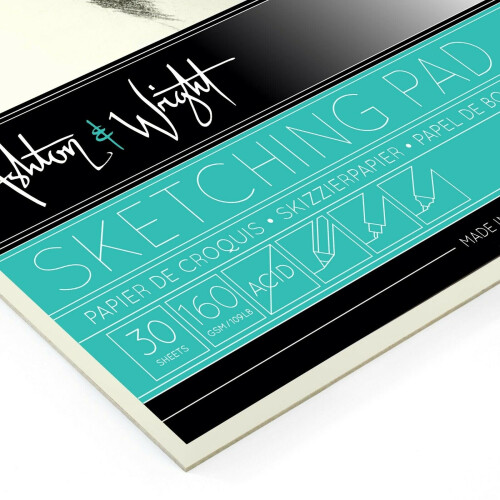 Ashton and Wright - A4 Classic Ivory Sketching Pad - 160gsm Paper - 30 Sheets 1