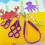 Ashton and Wright - Children's Double Hole Training Scissors - Purple - Right Handed 4