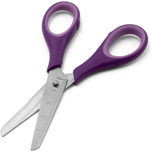 Ashton and Wright - Children's Scissors 5"/12cm - Soft Grip - Left and Right Twin Pack 1