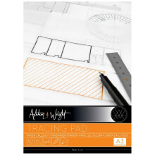 Ashton and Wright - A3 Tracing Pad - High Quality 60gsm Paper - 60 Sheets