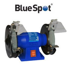 BlueSpot Tools 6" 150 Watt Bench Grinder 230V, Polishing Cloth & Grinding Wheel 18000