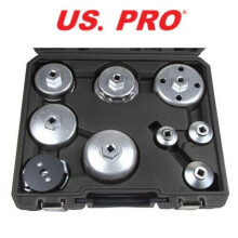 Us Pro Tools 9Pc Oil Filter Wrench Set B3030